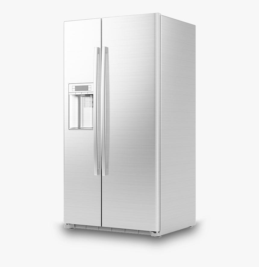 Stainless Steel Ge Refrigerator - Cabinetry, HD Png Download, Free Download
