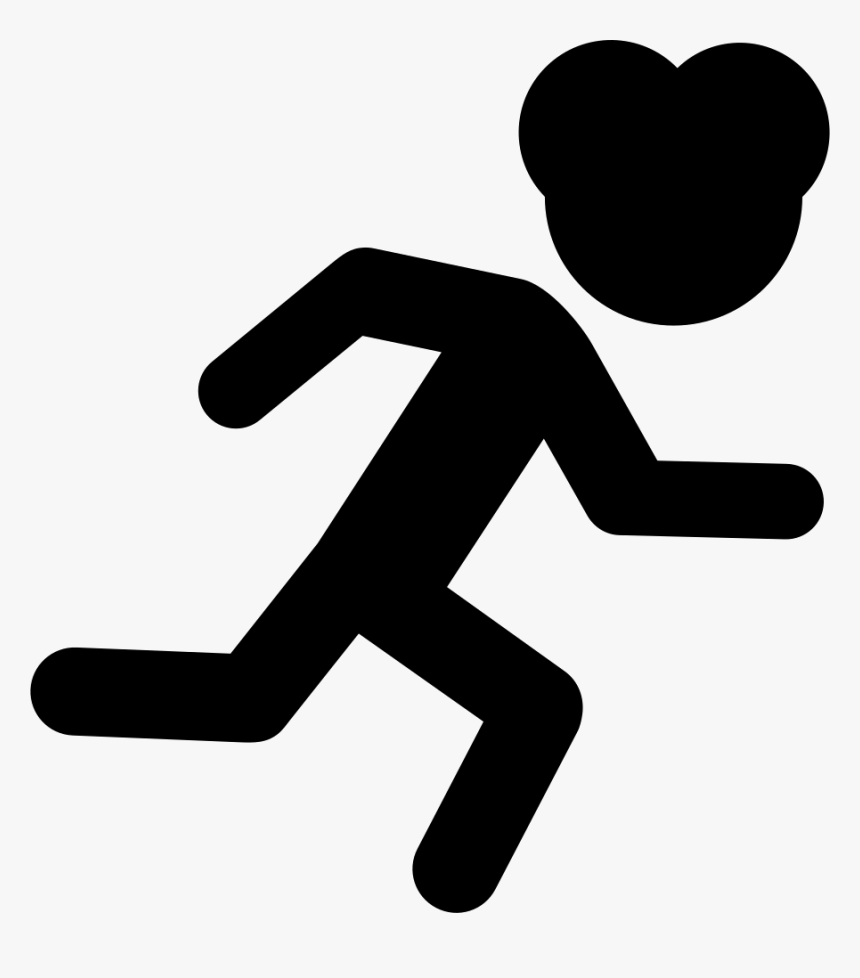 Aerobics - Running Man Icon Free, HD Png Download, Free Download