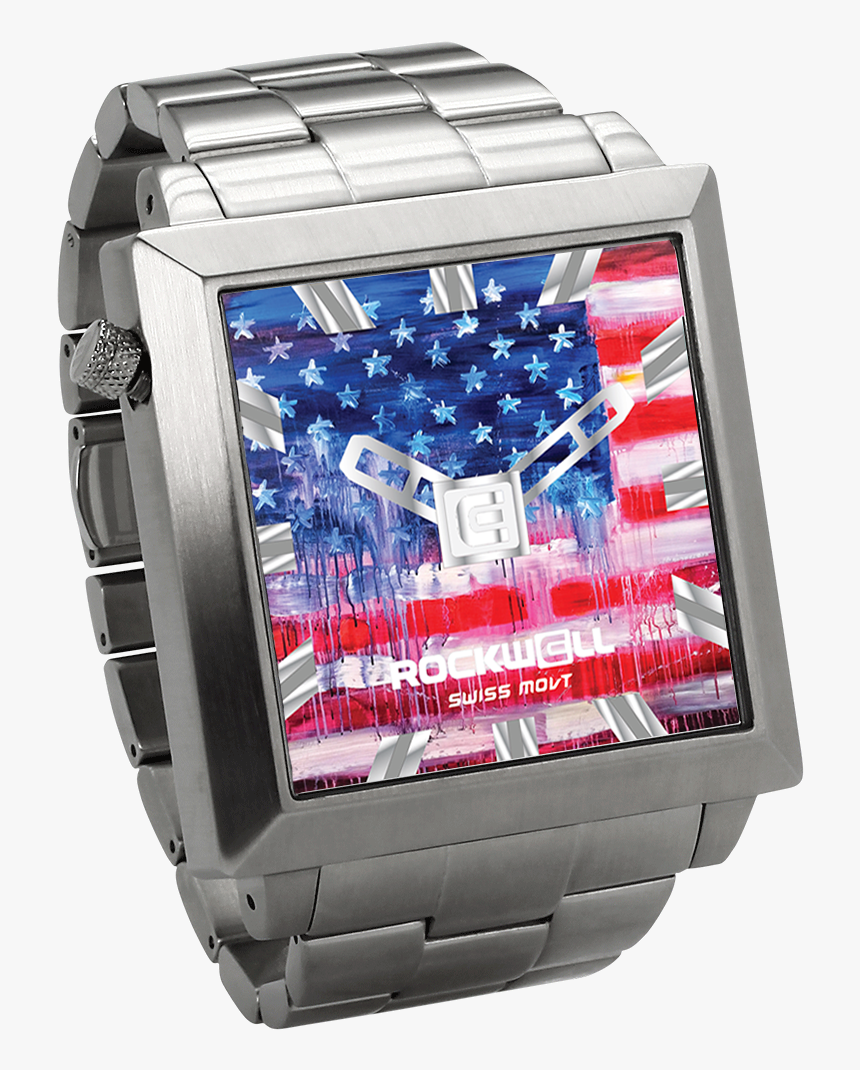Joe Everson Signature Flag 50mm2 Silver - Rockwell Watches, HD Png Download, Free Download