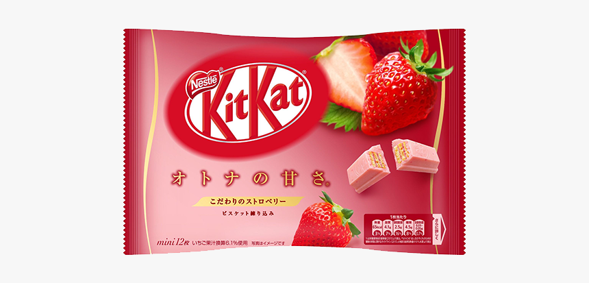 Kit Kat Otona No Amasa Strawberry Flavor - Kit Kat Strawberry Flavor, HD Png Download, Free Download