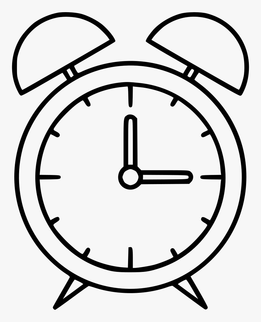 Drawings Clock Huge Freebie Download For Powerpoint - Alarm Clock Easy