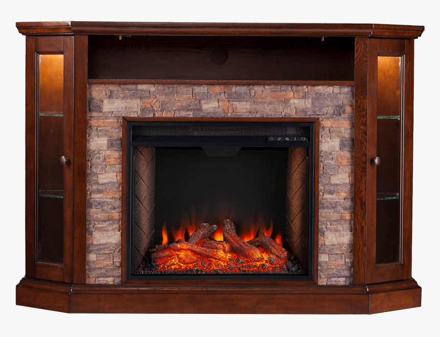 Wide Corner Electric Fireplace, HD Png Download, Free Download