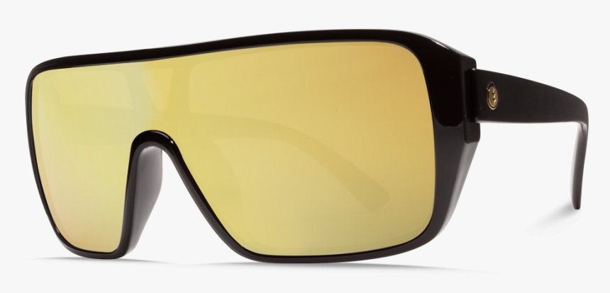 Gloss Black / Ohm Grey Gold Chrome - Blast Shield Sunglasses, HD Png Download, Free Download