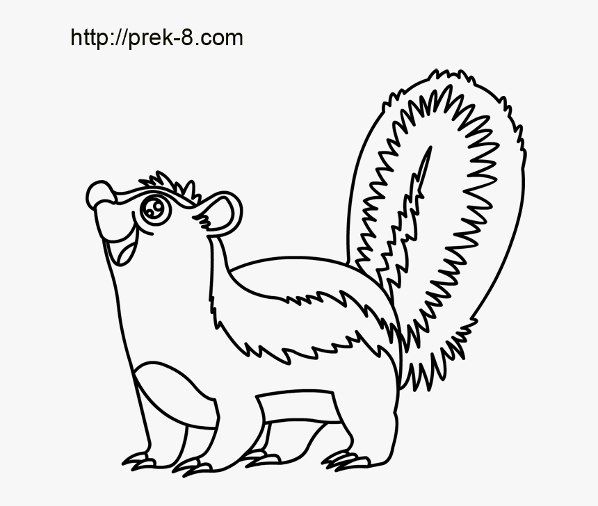 Wild Animal Coloring Pages For Kids - Cartoon, HD Png Download, Free Download