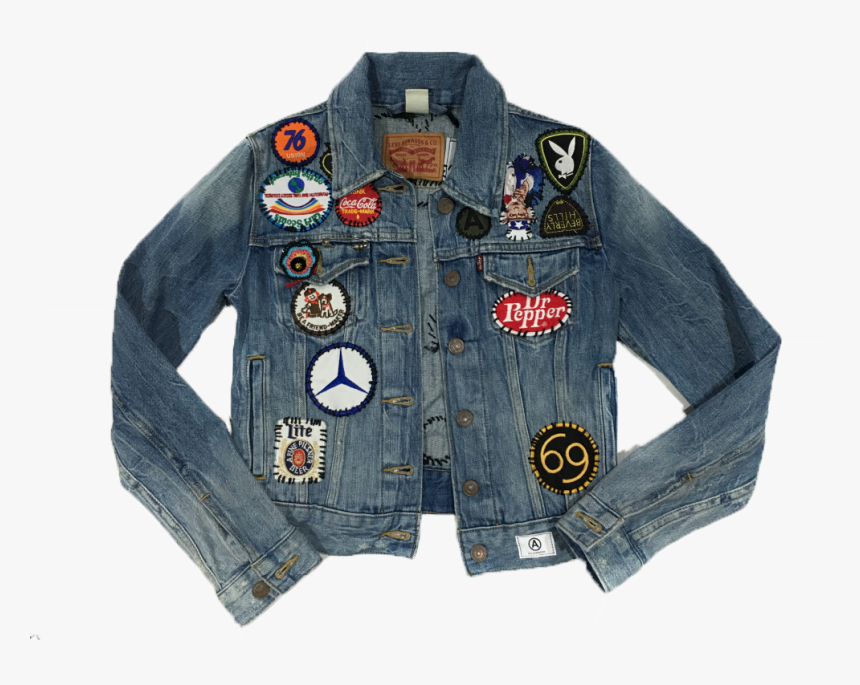 Levi's Customized Jean Jacket, HD Png Download - kindpng