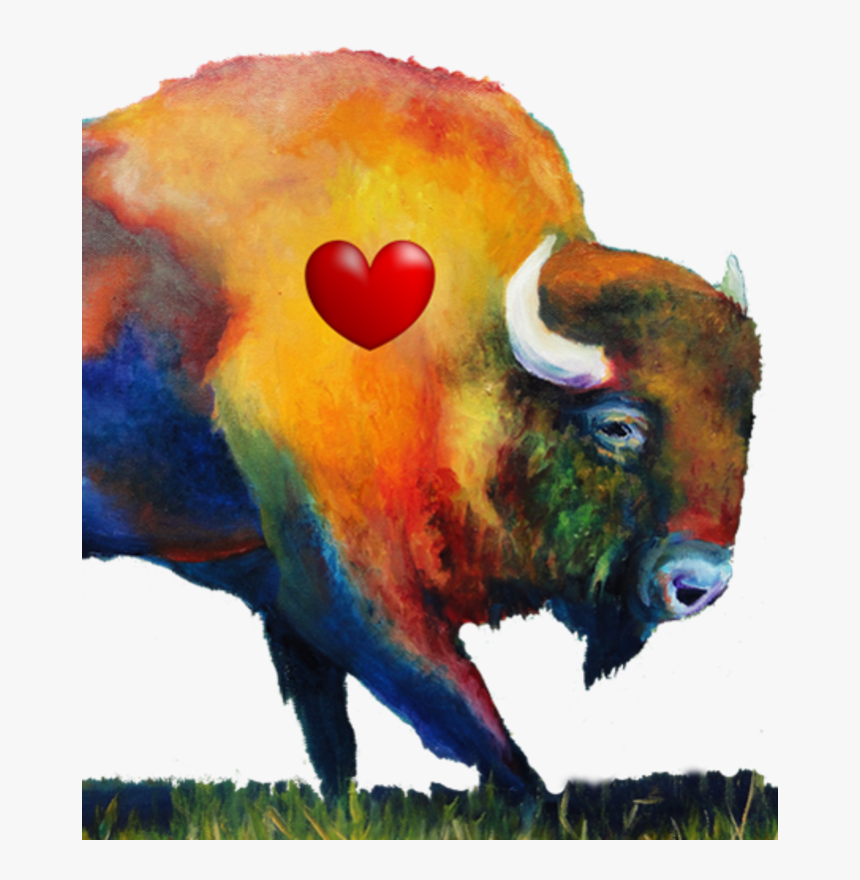 Buffalo Stampede Half Marathon & 5k - Buffalo Head Watercolor, HD Png Download, Free Download