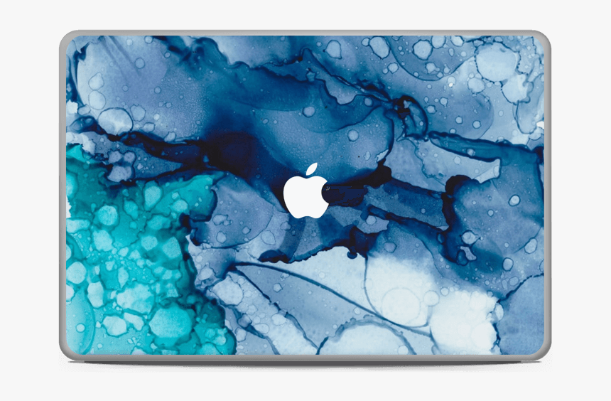 Blue Color Splash Skin Macbook Pro 17” - Mouse, HD Png Download, Free Download