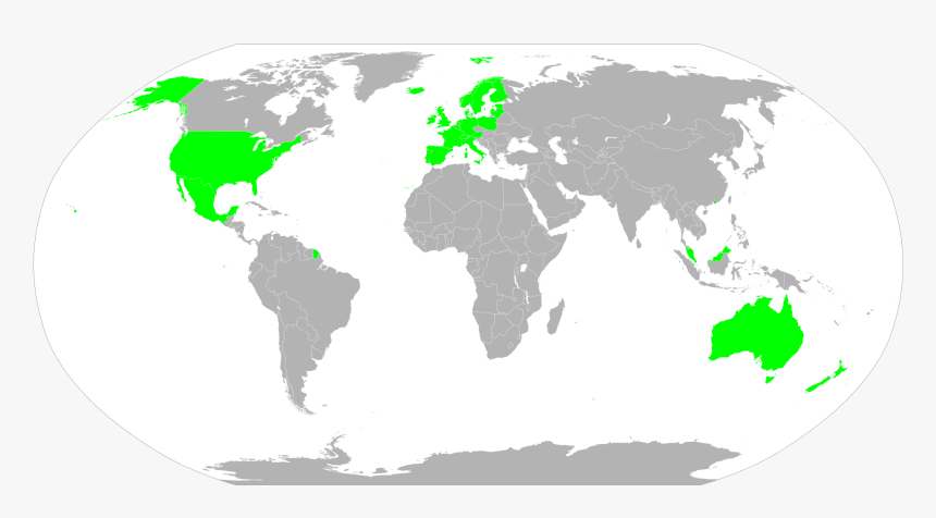 Countries Where Spotify Is Available [2000 X 1027] - Tap Water Safety Map, HD Png Download, Free Download