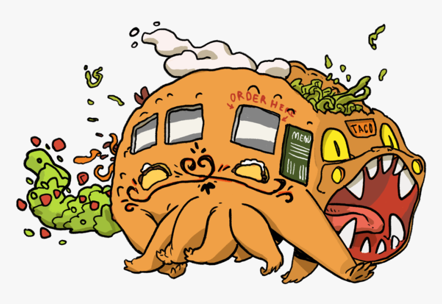 Taco - Cartoon, HD Png Download, Free Download