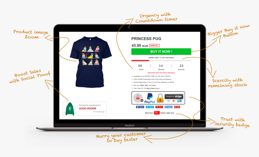 Best Shopify Theme For One Product - Shopify Booster Theme, HD Png Download, Free Download