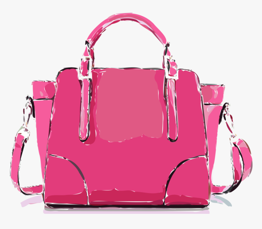 Pink,hand Luggage,leather - Bags Png Illustration Transparent, Png Download, Free Download