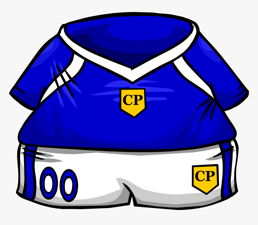 Club Penguin Rewritten Wiki - Soccer Jersey Clipart, HD Png Download, Free Download