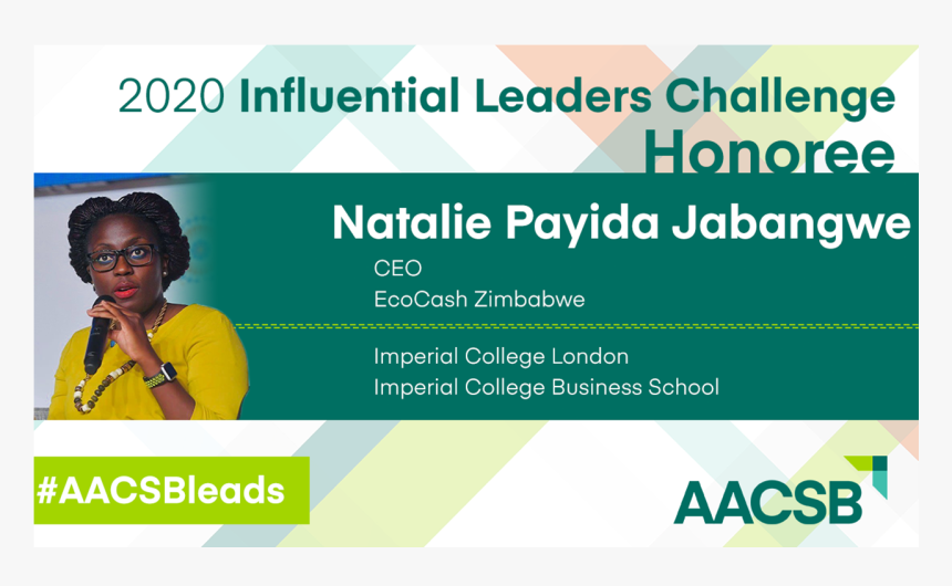 Natalie Jabangwe Influential Leader Aacsb - Online Advertising, HD Png Download, Free Download