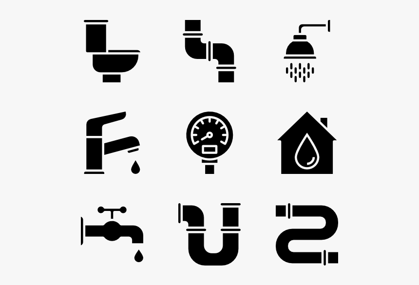 Plumber Clipart Vector - Gas Station Icons, HD Png Download, Free Download