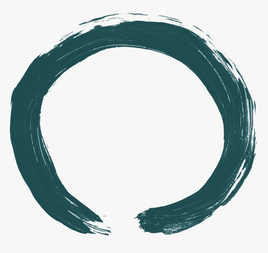 Enso Nobkgrd Teal - Circle, HD Png Download, Free Download