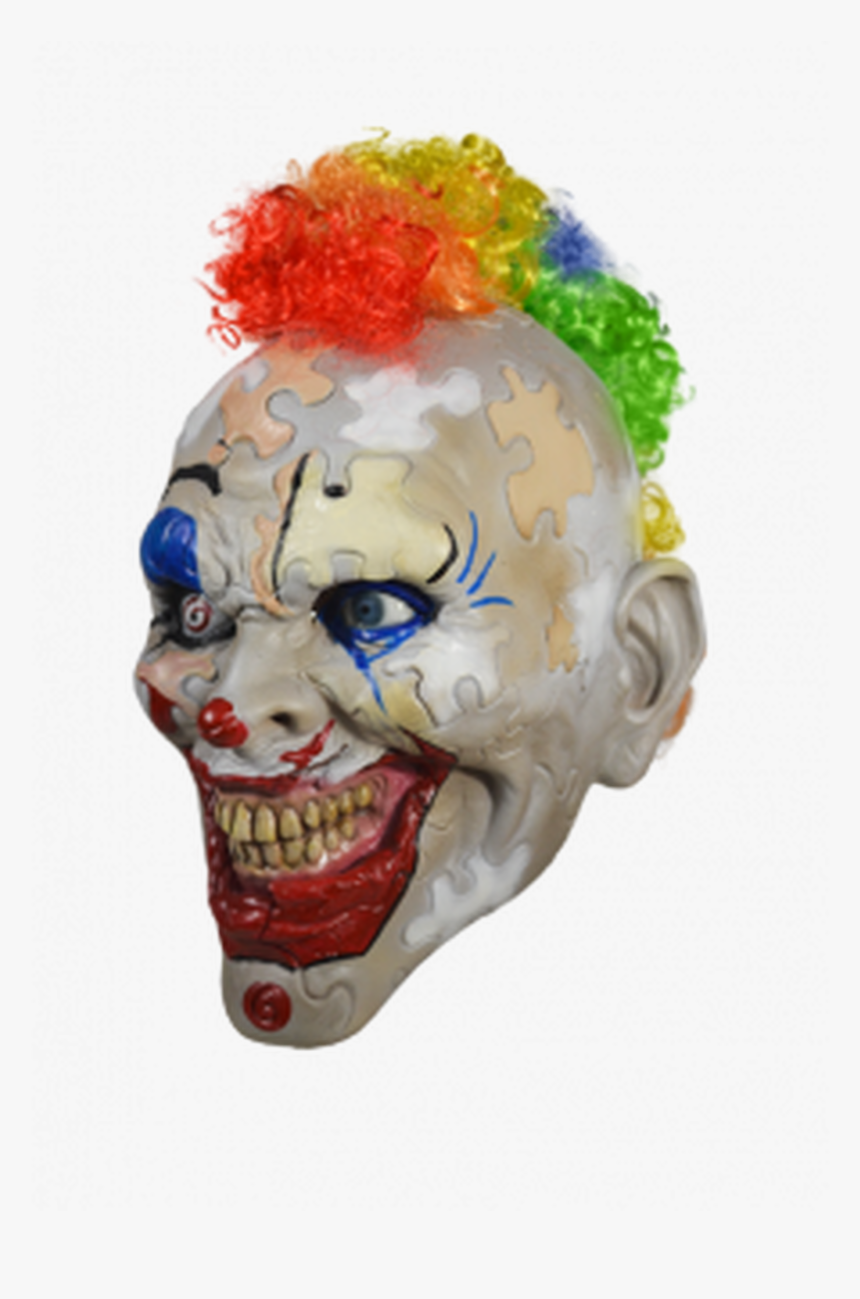 Puzzle Face Mask - Puzzle Face Clown Mask, HD Png Download, Free Download