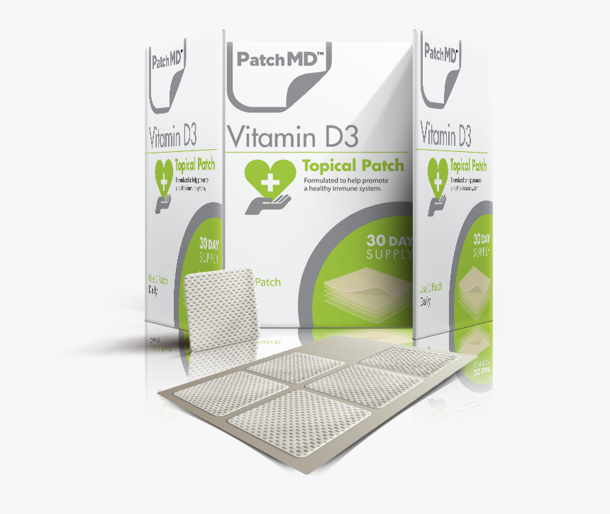 Patchmd Vitamin D3 Topical Patch - B12 Energy Plus Patch, HD Png Download, Free Download