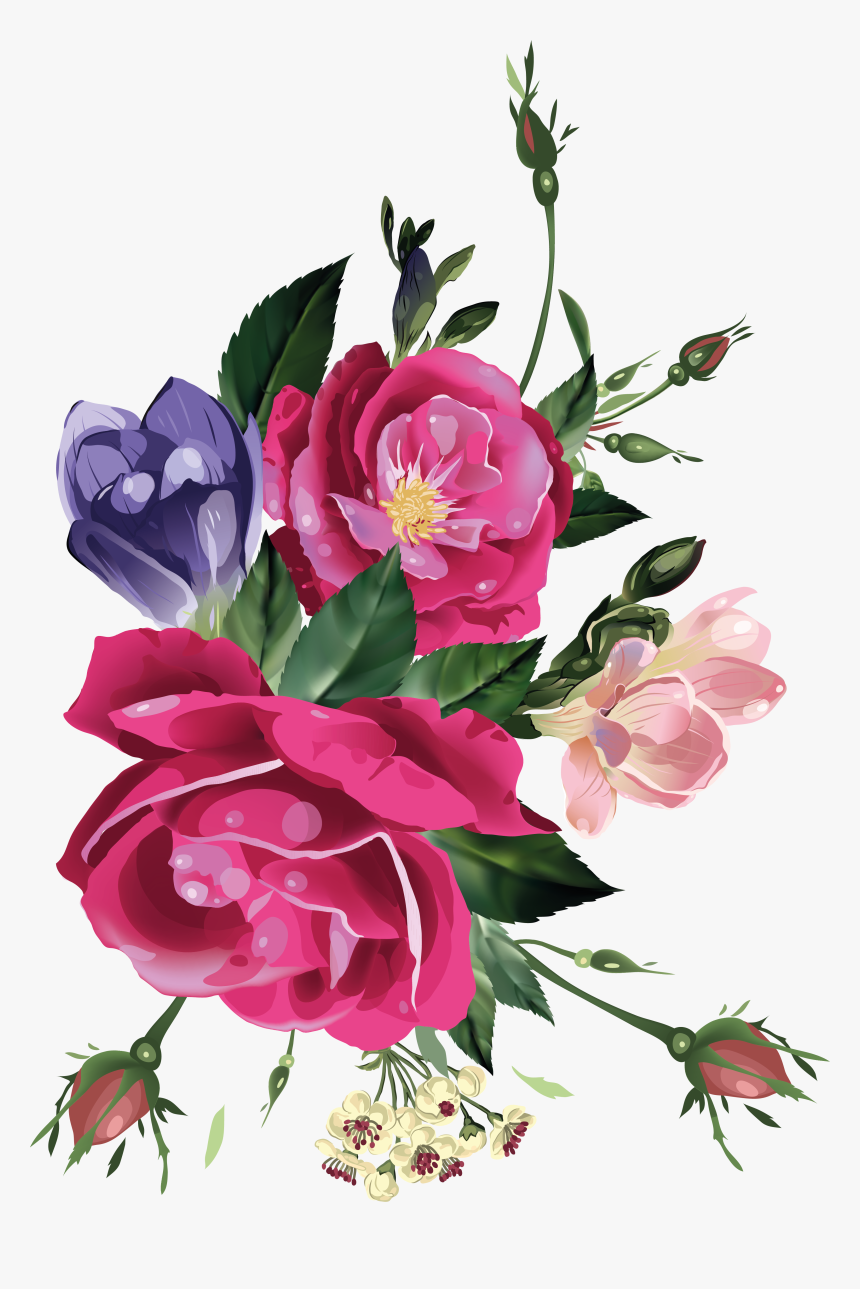 Peony Crown Clipart Png Free Flowers - Garden Roses, Transparent Png, Free Download