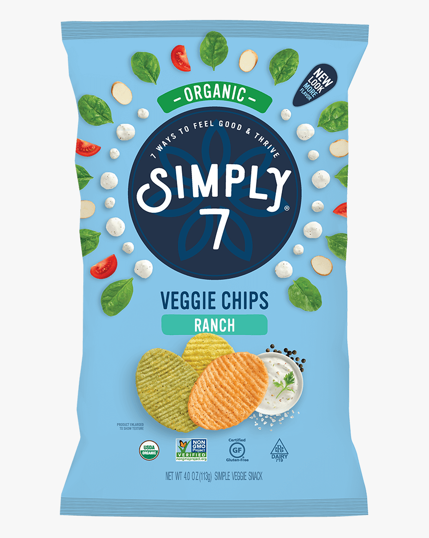 Ranch Organic Veggie Chips, HD Png Download, Free Download