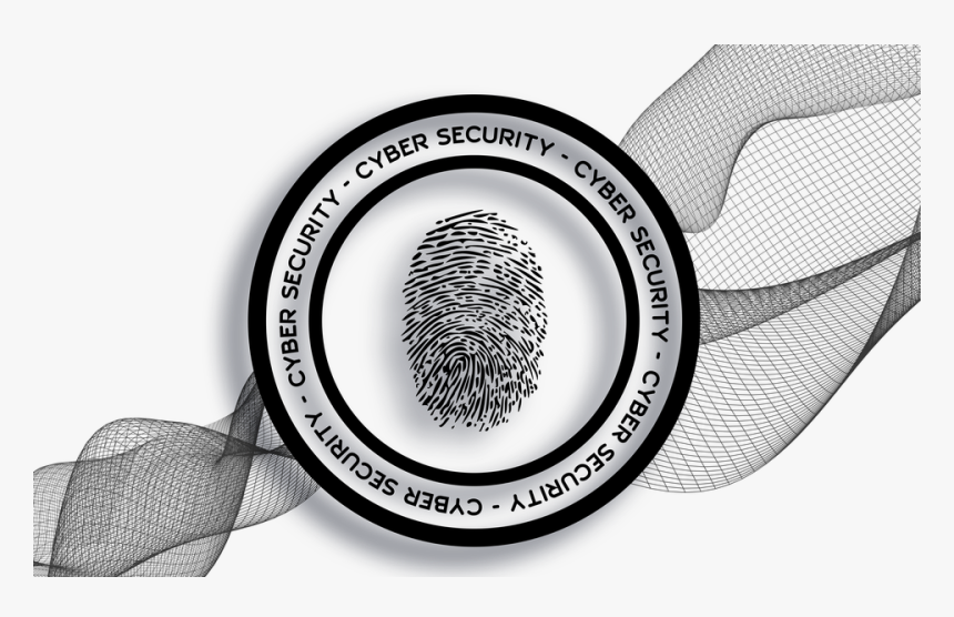 Cyber Security Png Black And White, Transparent Png, Free Download