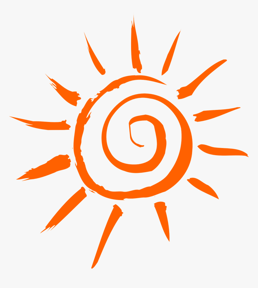 Sun - Clipart Orange Sun, HD Png Download, Free Download