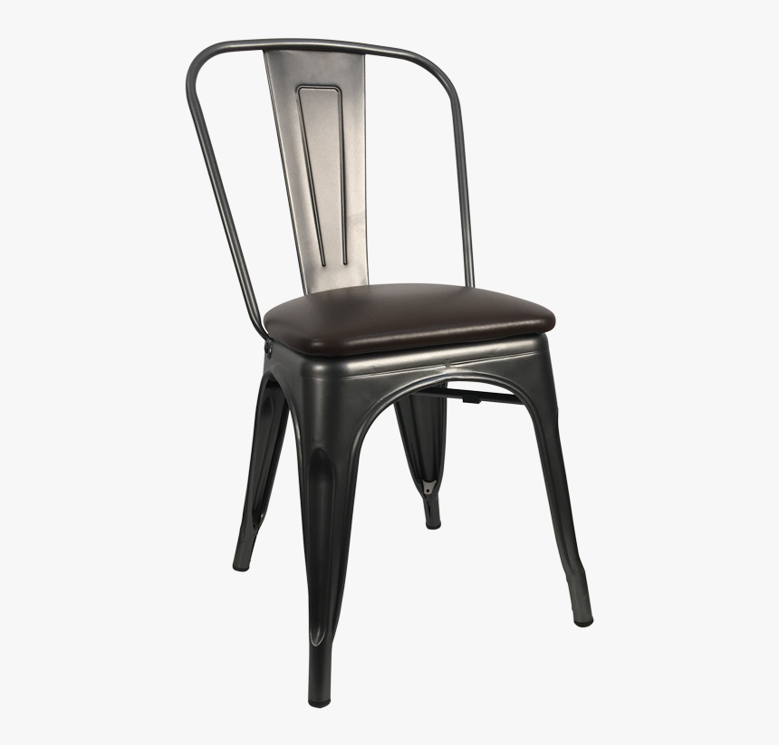 8517 Flori Metal Dining Chair Padded Seat - Matstolar Vintage, HD Png Download, Free Download