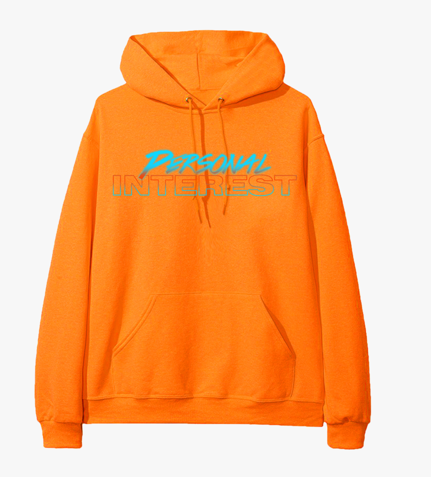 F W Hype Club Hoodie Orange, HD Png Download, Free Download