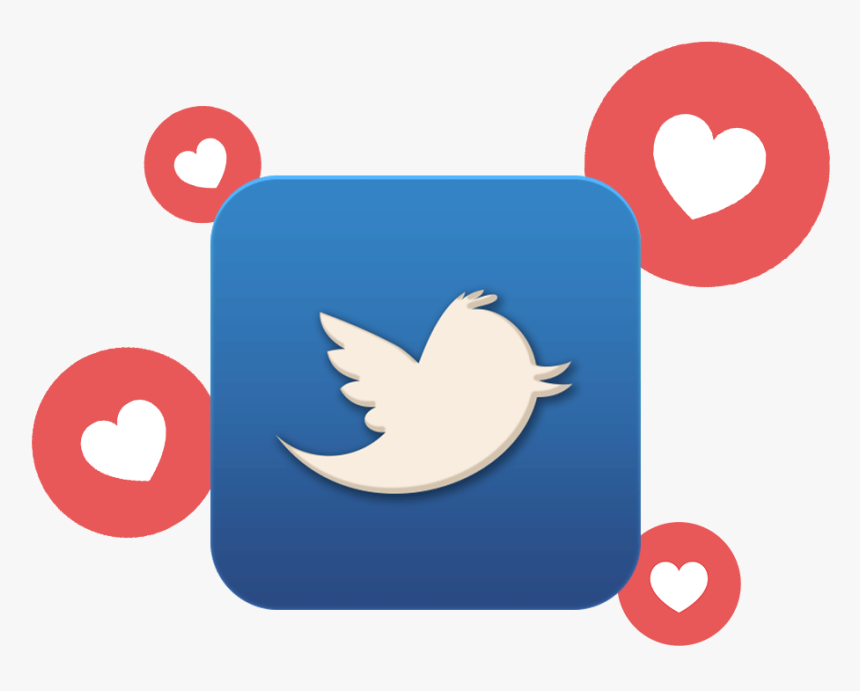 Real Twitter Likes Favorites Hype Hour Png Twitter - Follow Us On Twitter 2019, Transparent Png, Free Download