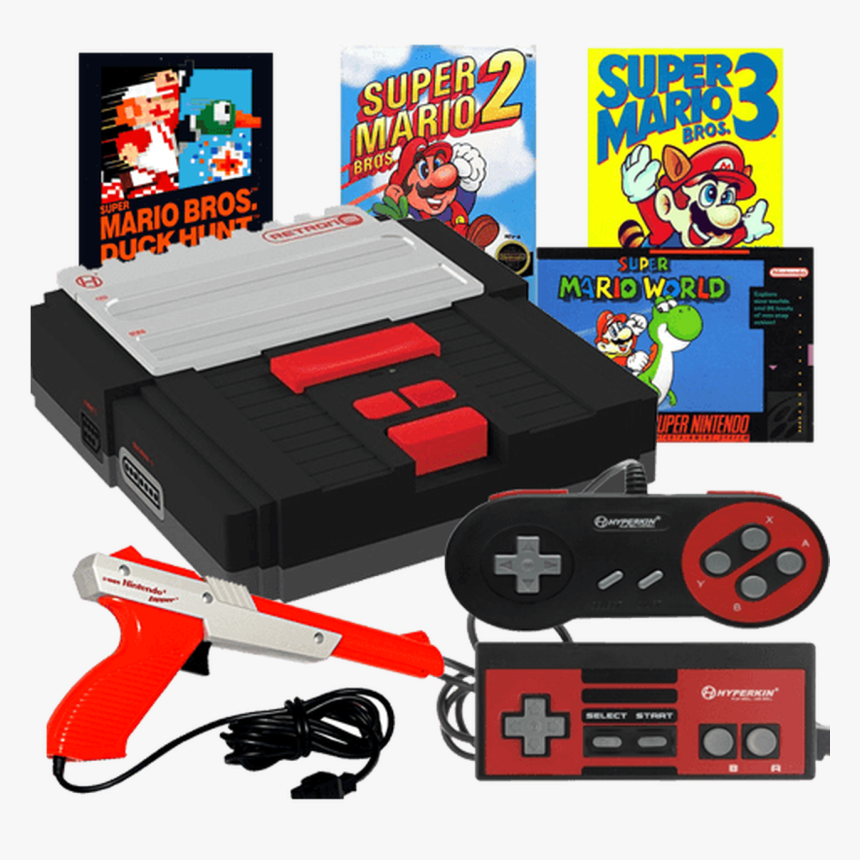 Retron 2 System Console Mario Pro Back Game Bundle, HD Png Download, Free Download