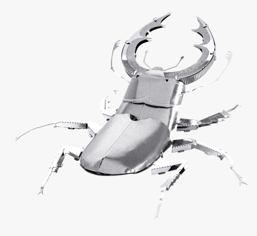 Metal Earth Bugs - 3d Stag Beetle Mandibles, HD Png Download, Free Download