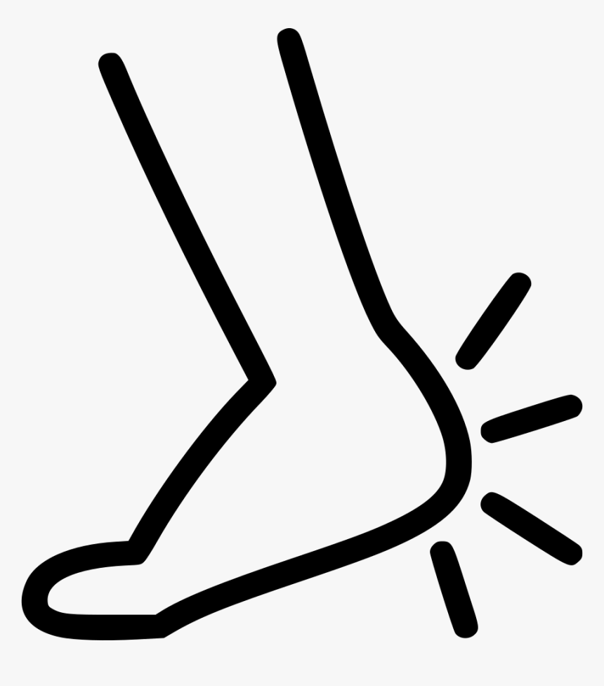 Hurt - Foot Heel Clip Art, HD Png Download, Free Download