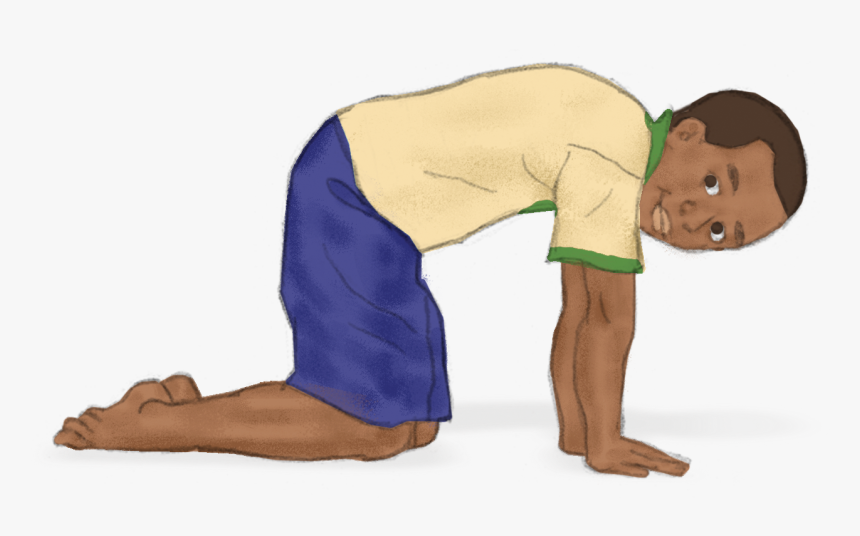 Cat Yoga Pose For Kids, HD Png Download, Free Download