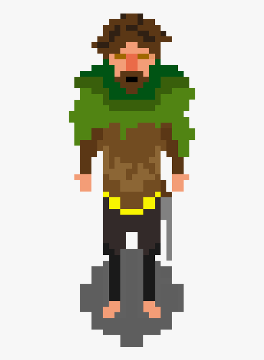 Top Down Pixel Art Character, HD Png Download, Free Download