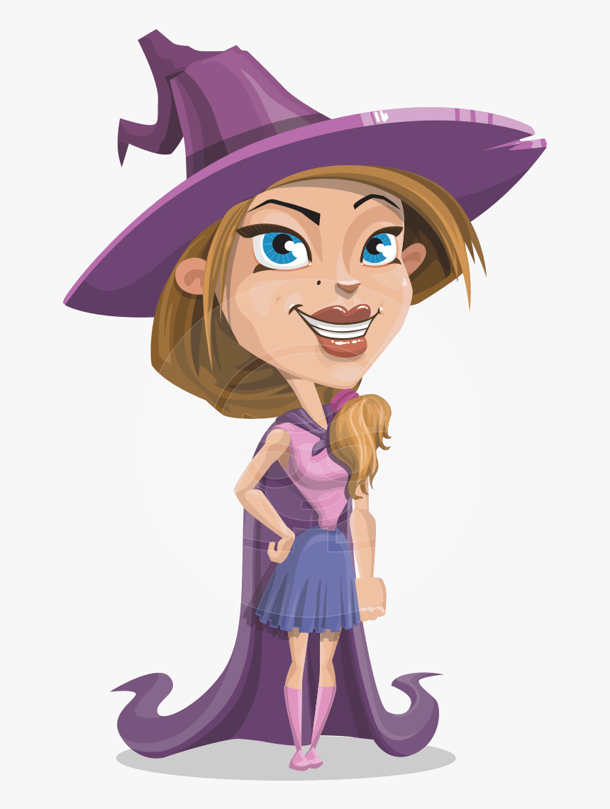 Cartoon Female Witches, HD Png Download, Free Download