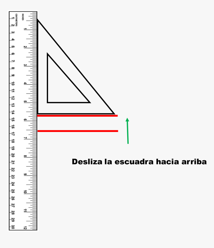 - Rectas Paralelas Con Regla Y Escuadra , Png Download - Dos Rectas Paralelas Horizontales, Transparent Png, Free Download