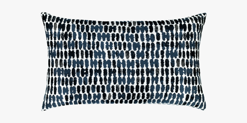 Thumbprint Indigo Lumbar - Cushion, HD Png Download, Free Download