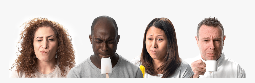 Men And Women Cringe As They Experience Tooth Sensitivity - Sensodyne Faces, HD Png Download, Free Download