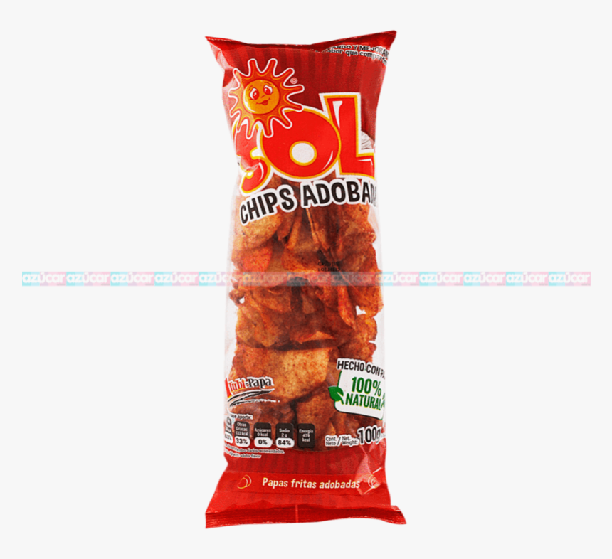 Botanas Sol Tubipapa Adobada 40/100g - Papas Adobadas Sol, HD Png Download, Free Download