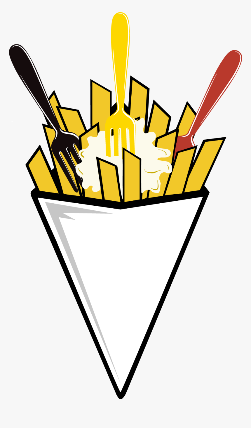 Cornet De Frites French Fries Clipart Images French - French Fries, HD Png Download, Free Download