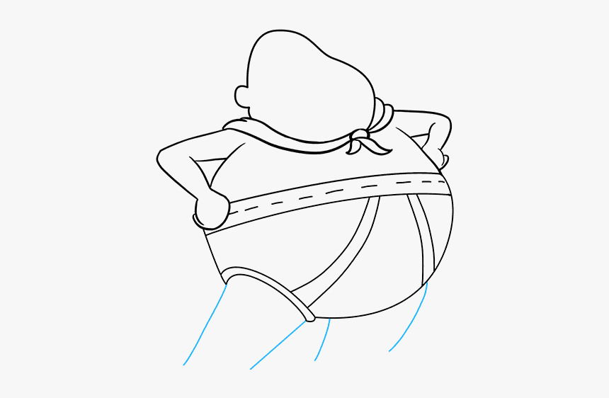 How To Draw Captain Underpants - Chair, HD Png Download, Free Download