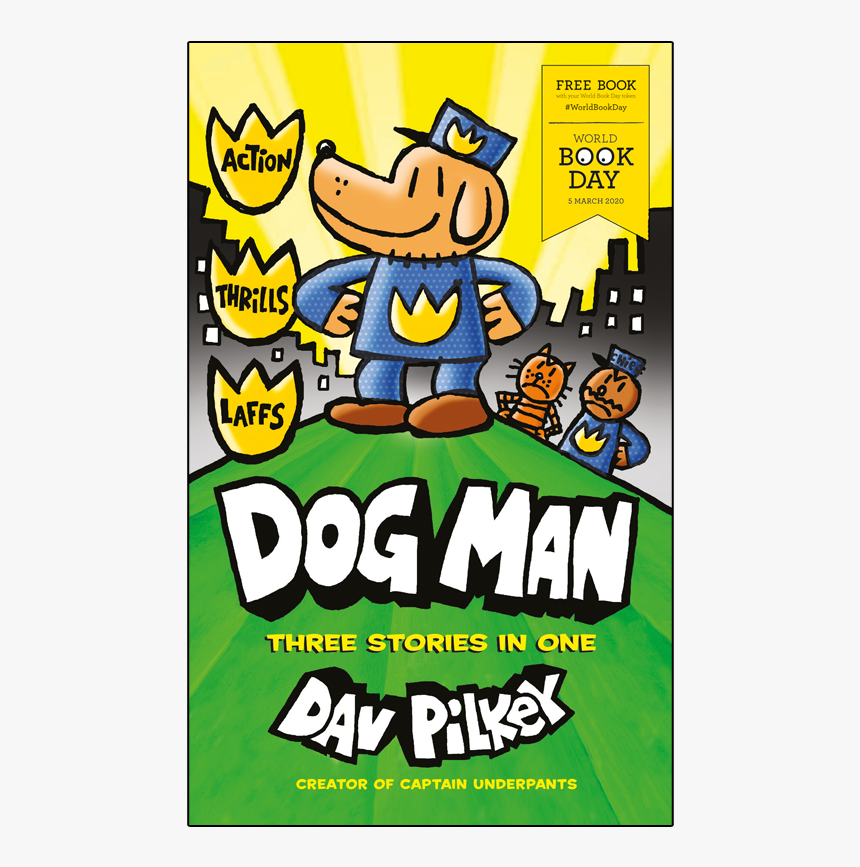 New Dog Man Book 2020, HD Png Download, Free Download