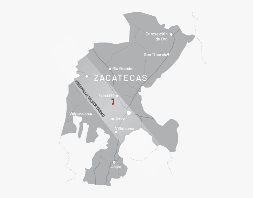 Project Map - Mexico Estado De Zacatecas, HD Png Download, Free Download