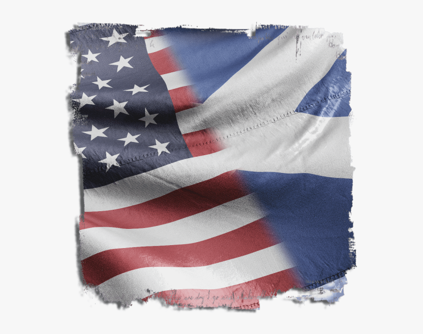 Image Of United States Flag And Scottish Saltire Flag - Flag Of The United States, HD Png Download, Free Download