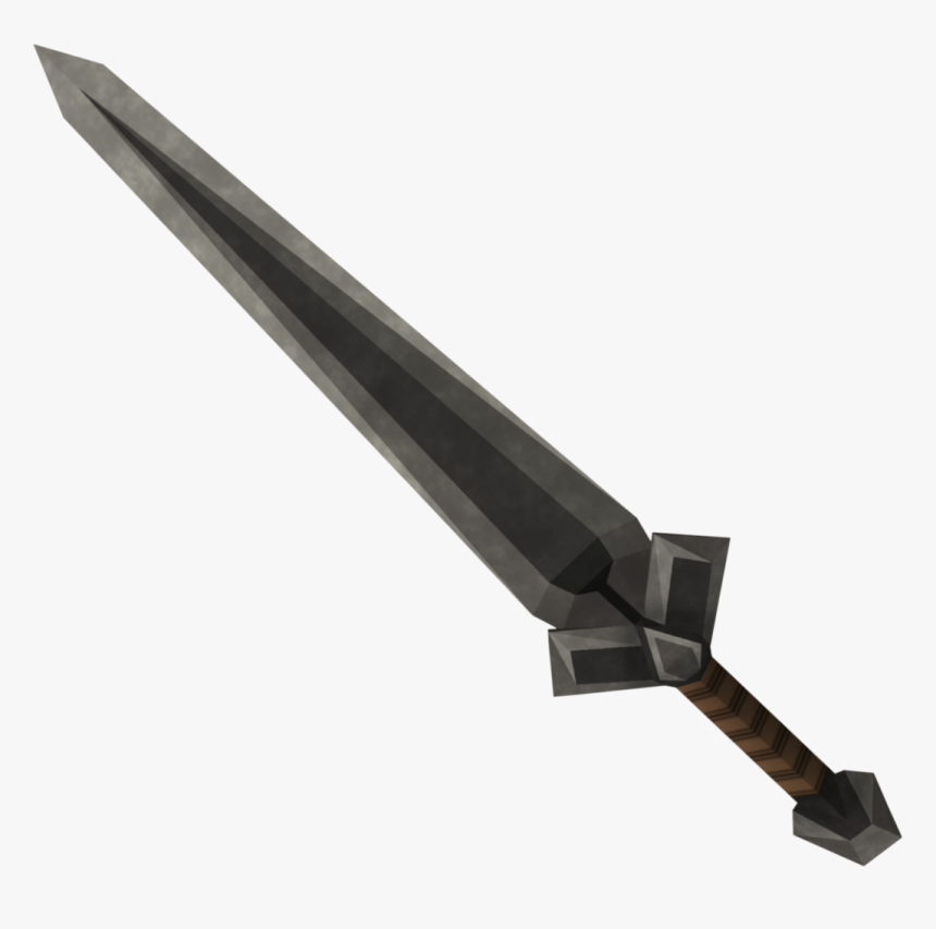 Iron Sword Minecraft Transparent Download - Sword, HD Png Download, Free Download