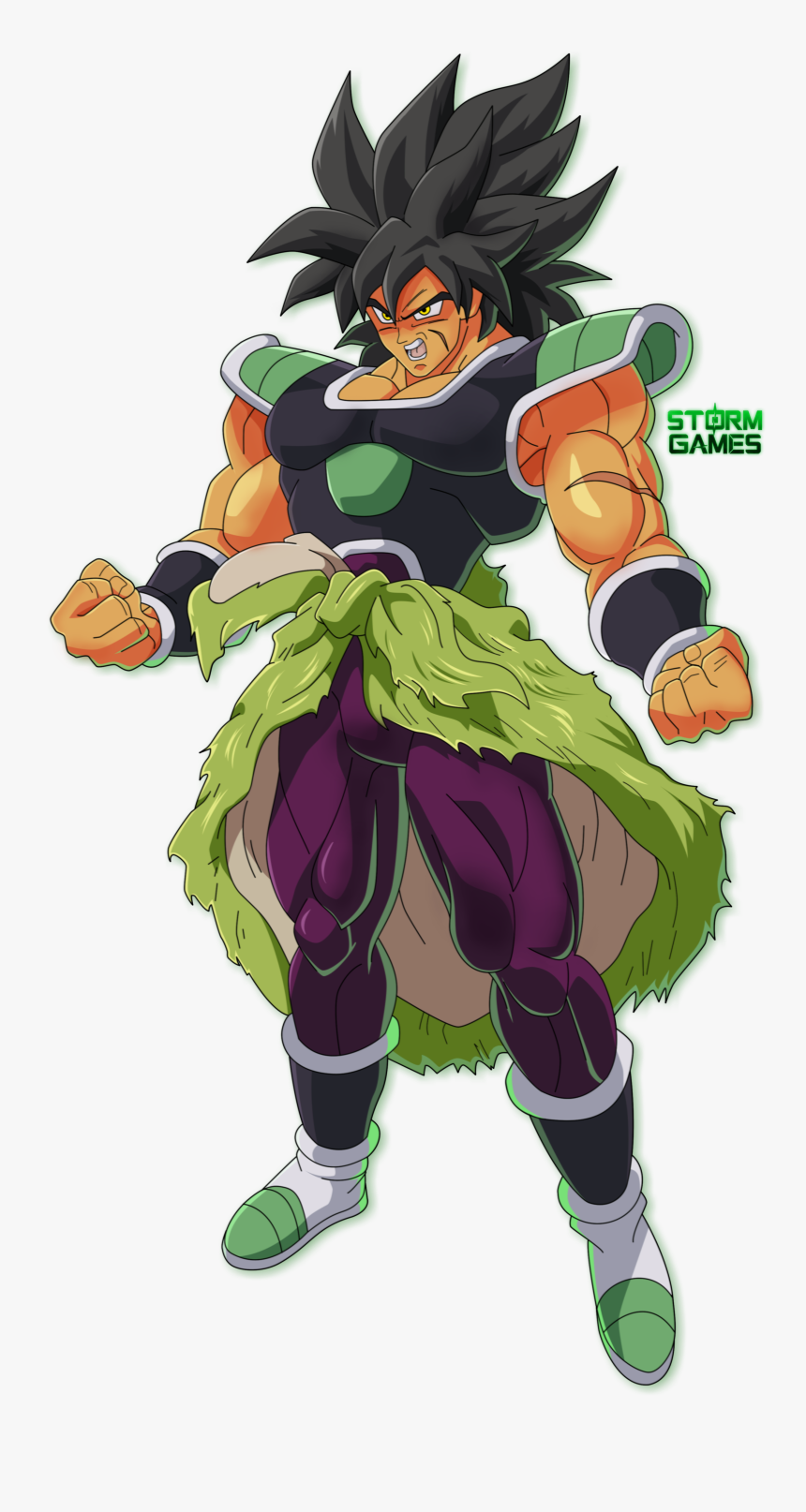 No Caption Provided - Broly Dragon Ball Fighterz Png, Transparent Png, Free Download