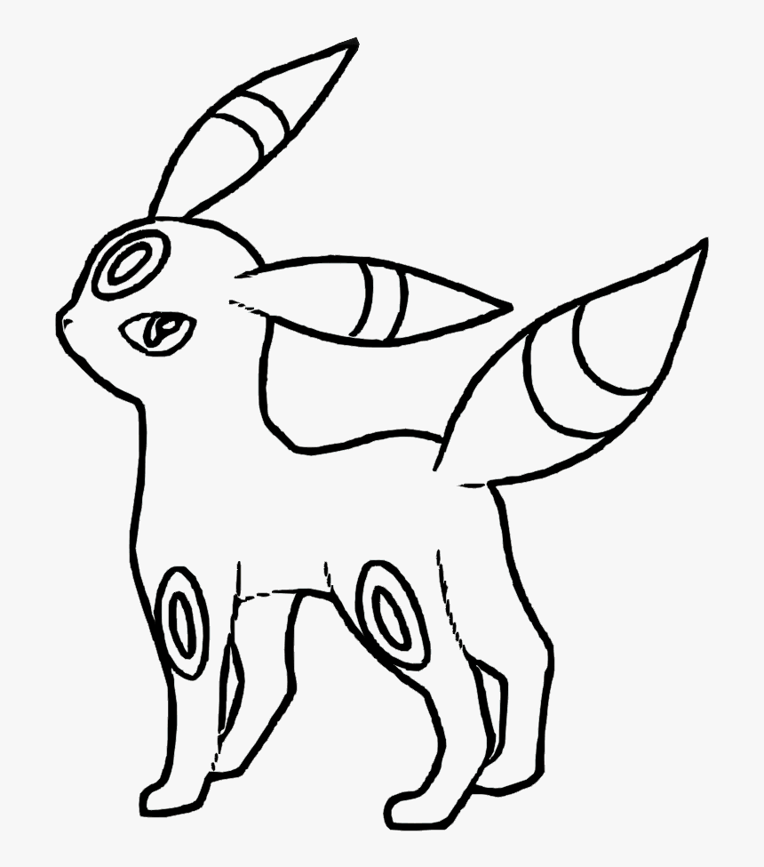 I Have Download Pokemon Umbreon Coloring Pages Coloring - Pokemon Umbreon Coloring Pages, HD Png Download, Free Download