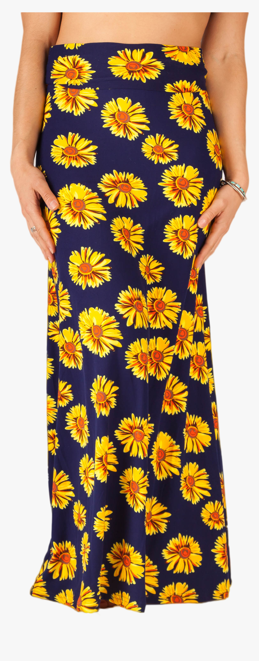 Sunflower Power Maxi Skirt - Skirt, HD Png Download, Free Download