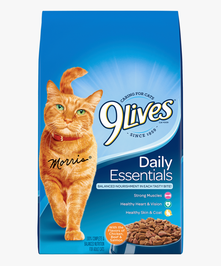 9 Lives Dry Cat Food, HD Png Download, Free Download