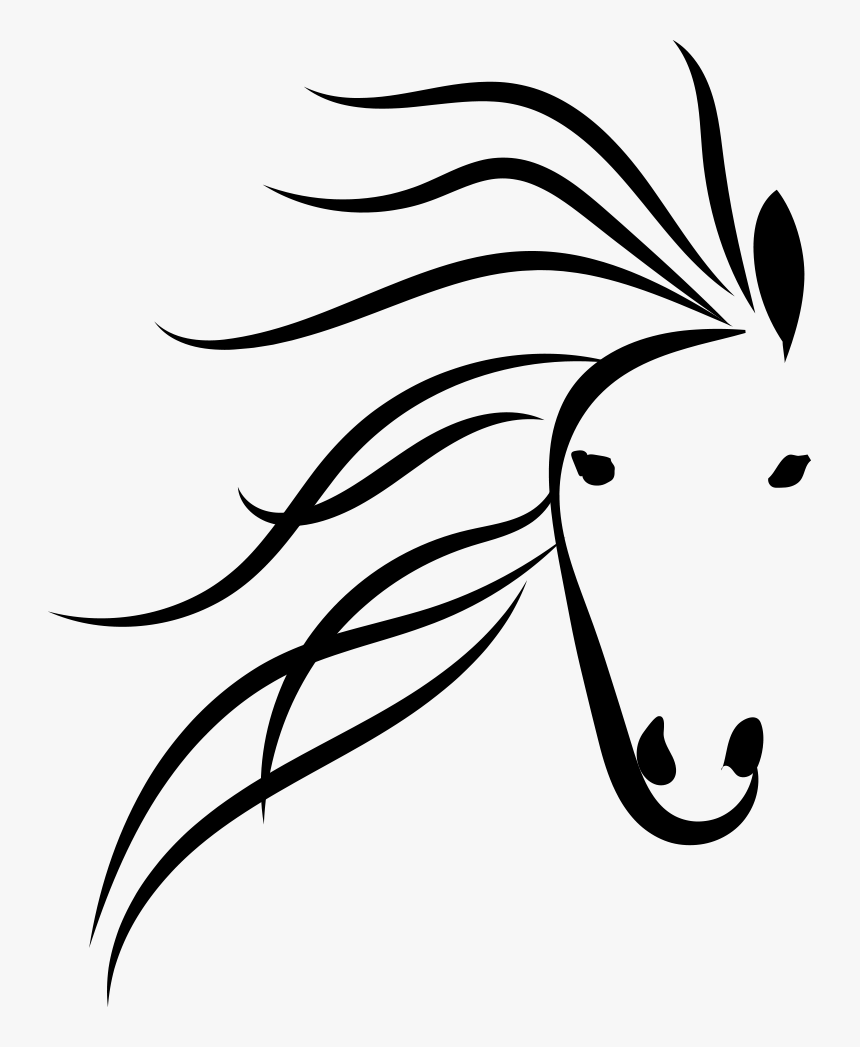 Monica Morgan Horse Monica Morgan Designs - Line Art, HD Png Download, Free Download