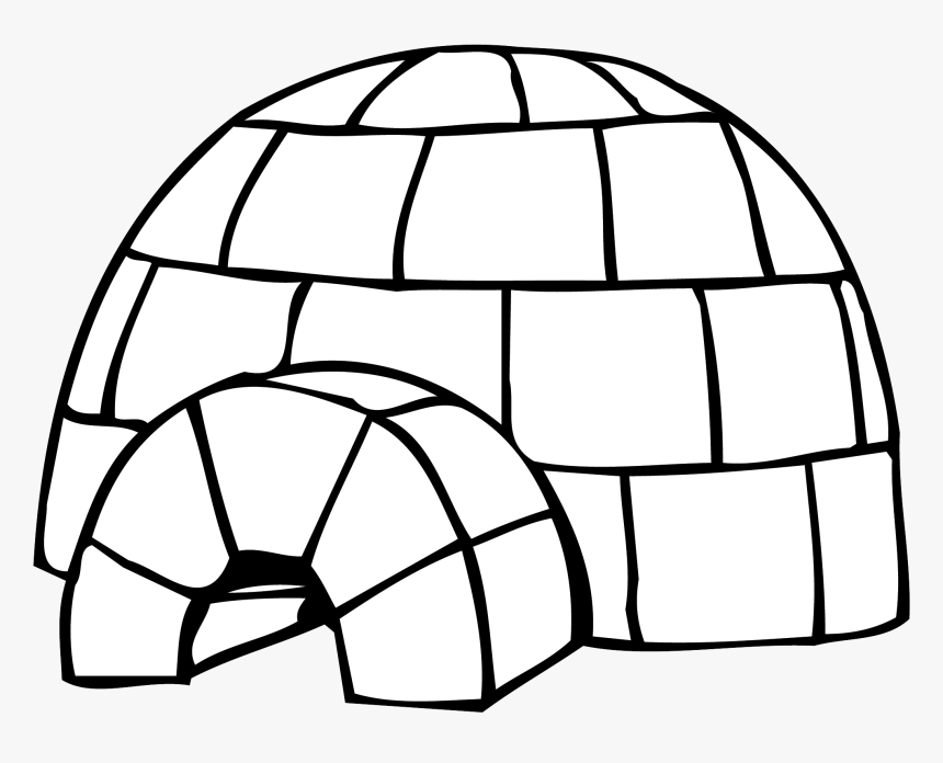 Igloo Png - Igloo Drawing For Preschool, Transparent Png, Free Download